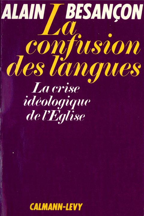 Cover image for book La Confusion des langues