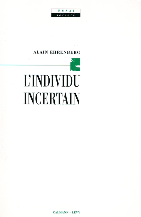 Cover image for book L'Individu incertain