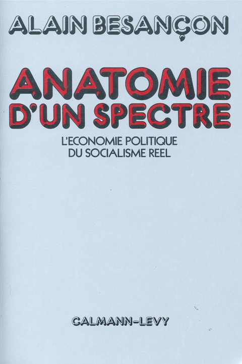 Cover image for book Anatomie d'un spectre