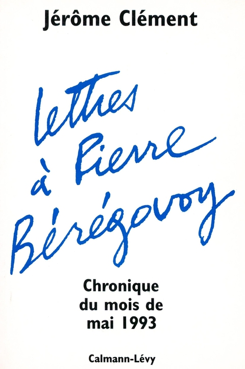 Cover image for book Lettres à Pierre Bérégovoy