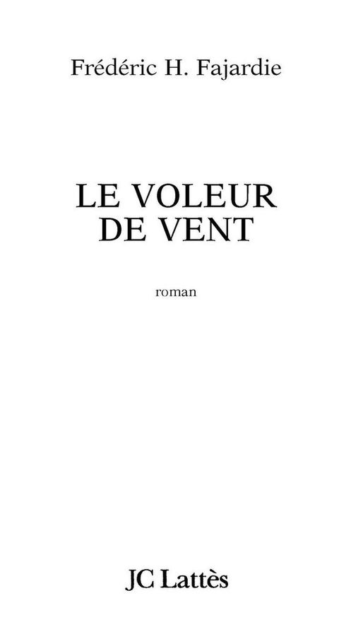 Cover image for book Le voleur de vent