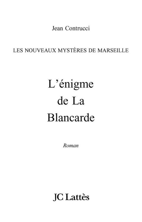 Cover image for book L'énigme de la Blancarde
