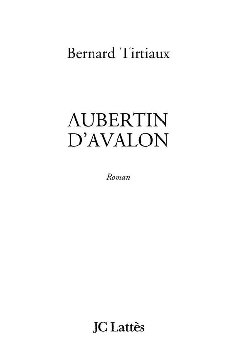 Cover image for book Aubertin d'Avalon