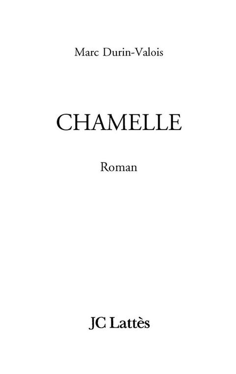 Cover image for book Chamelle