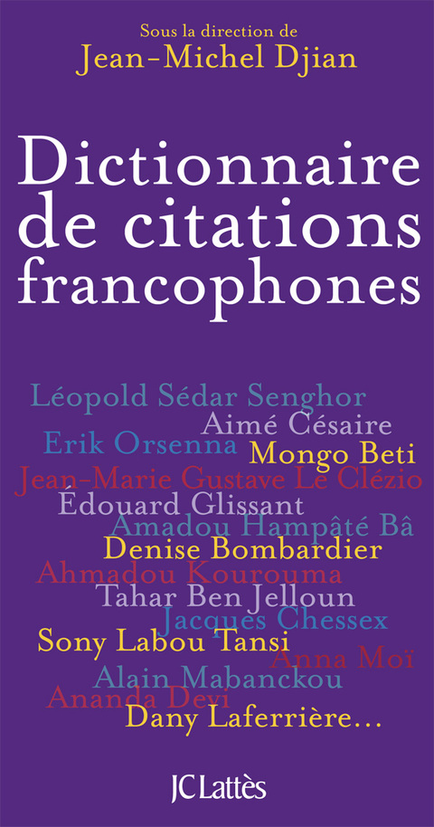 Cover image for book Dictionnaire des citations francophones