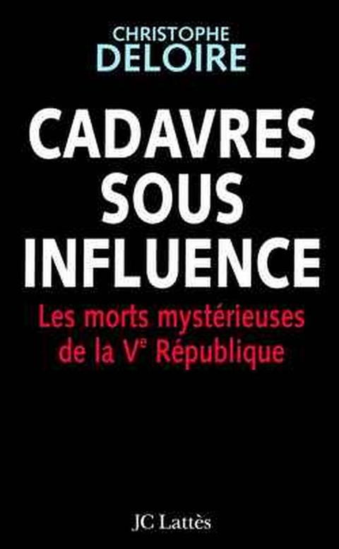 Cover image for book Cadavres sous influence