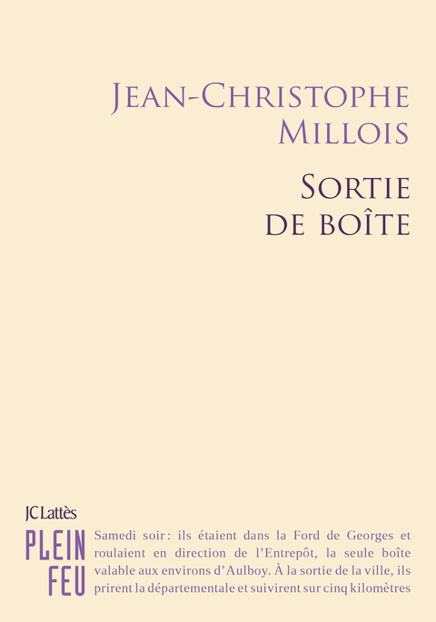 Cover image for book Sortie de boîte