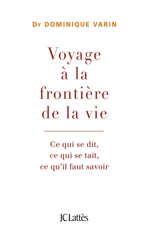 Cover image for book Voyage à la frontière de la vie