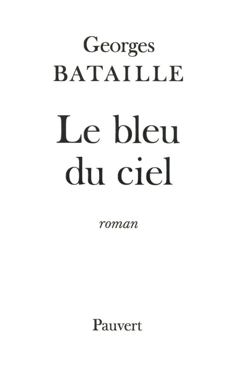 Cover image for book Le Bleu du ciel