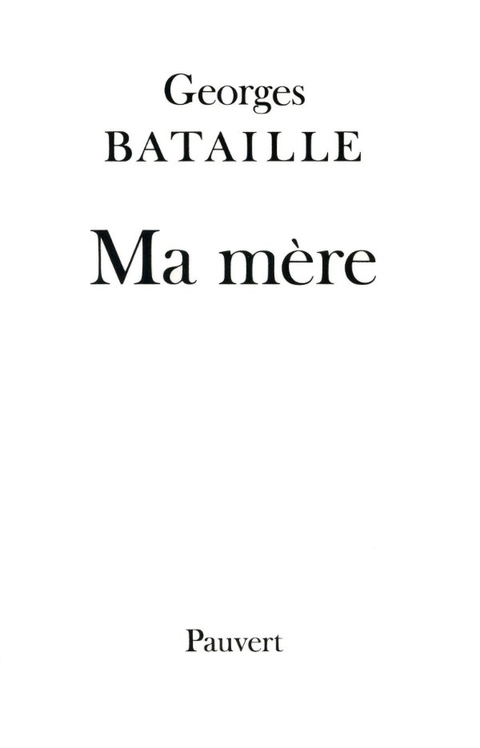 Cover image for book Ma mère