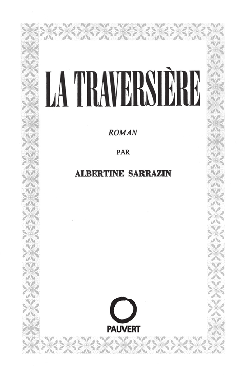 Cover image for book La Traversière