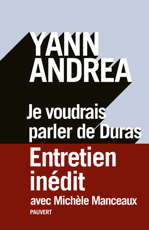 Cover image for book Je voudrais parler de Duras