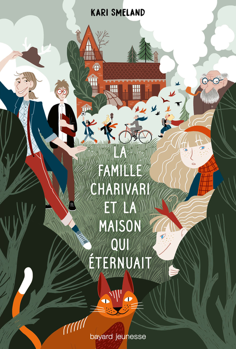 Cover image for book La Famille Charivari et la maison qui éternuait