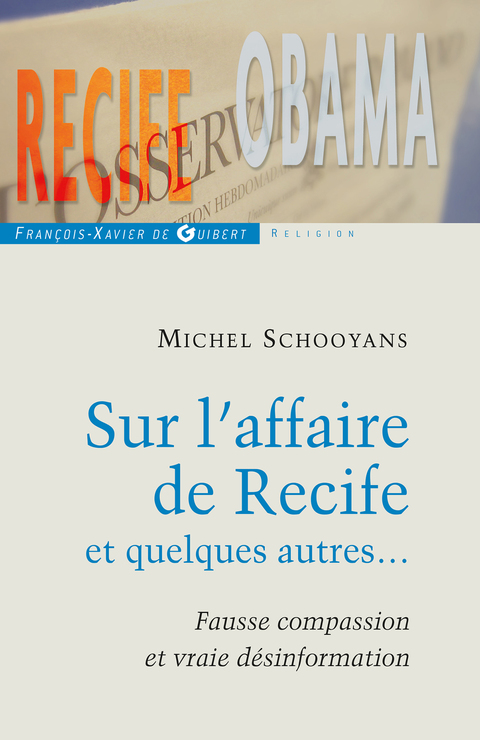 Cover image for book Sur l'affaire de Recife et quelques autres...