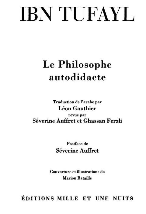 Cover image for book Le Philosophe autodidacte