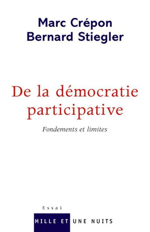 Cover image for book De la démocratie participative