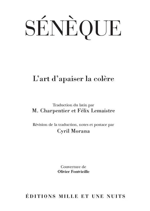 Cover image for book L'art d'apaiser la colère