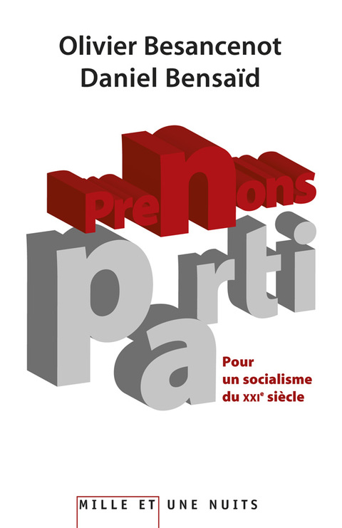 Cover image for book Prenons parti.
