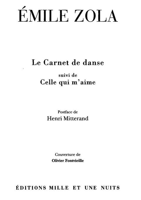 Cover image for book Le Carnet de danse