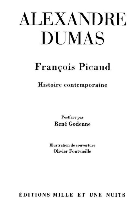 Cover image for book François Picaud