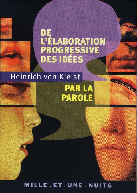 Cover image for book De l'élaboration progressive des idées par la parole