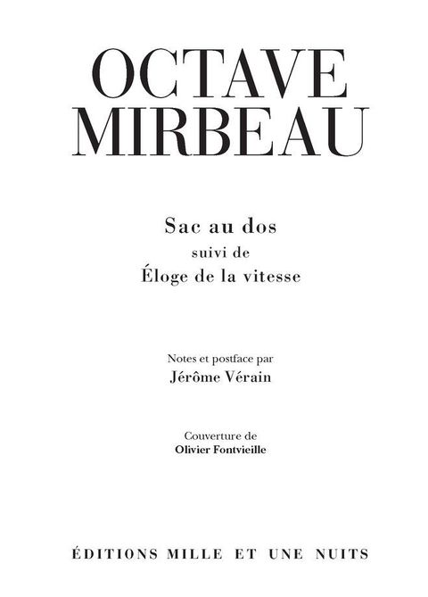 Cover image for book Sac au dos