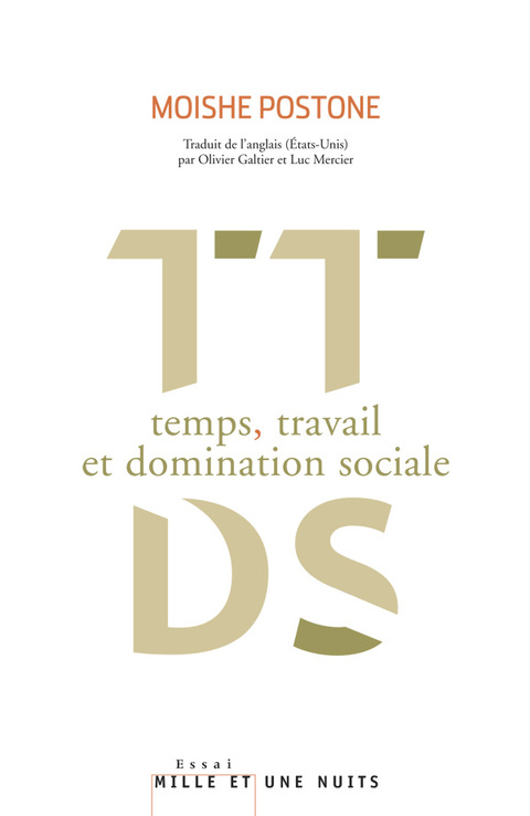 Cover image for book Temps, travail et domination sociale