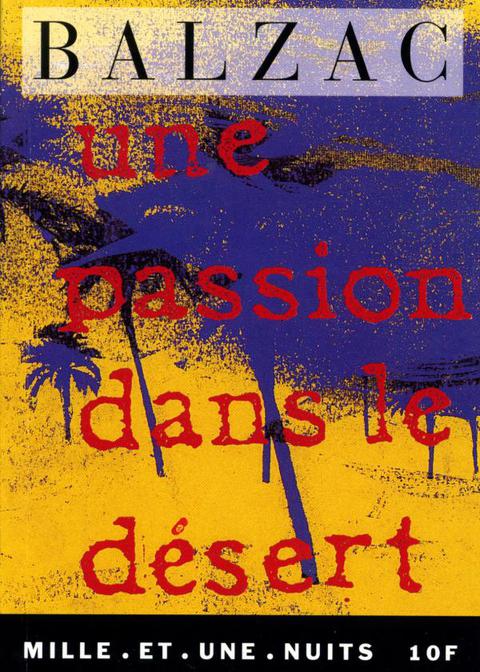 Cover image for book Une passion dans le désert