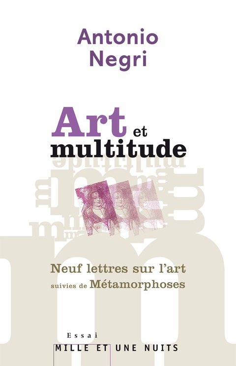 Cover image for book Art et multitude. Neuf lettres sur l'art
