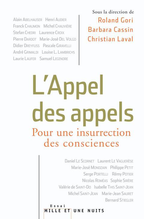Cover image for book L'Appel des appels. Pour une insurrection des consciences