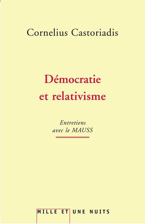 Cover image for book Démocratie et relativisme