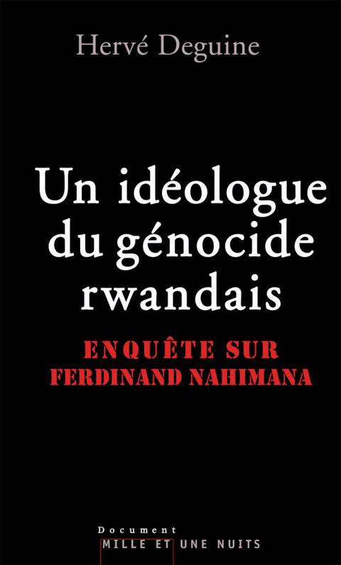 Cover image for book Un idéologue du génocide rwandais