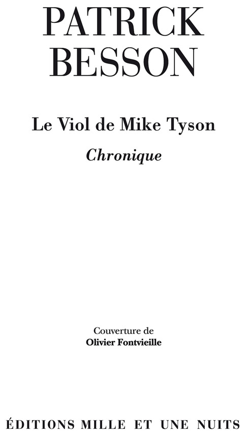 Cover image for book Le viol de Mike Tyson