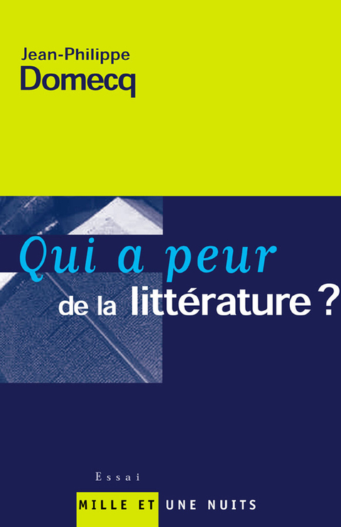 Cover image for book Qui a peur de la littérature ?
