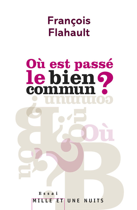 Cover image for book Où est passé le bien commun ?