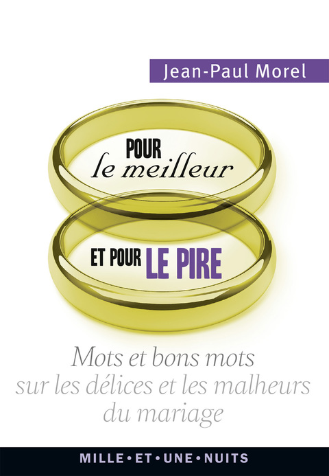 Cover image for book Pour le meilleur et pour le pire