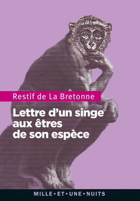 Cover image for book Lettre d'un singe aux autres de son espèce