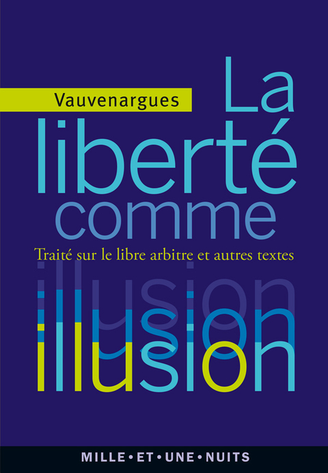Cover image for book La liberté comme illusion