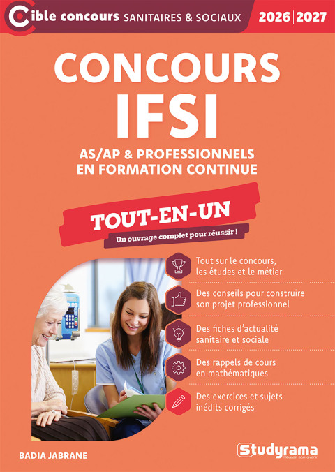 Cover image for book Concours IFSI - AS/AP & professionnels en formation continue - Tout-en-un - Concours 2027-2028