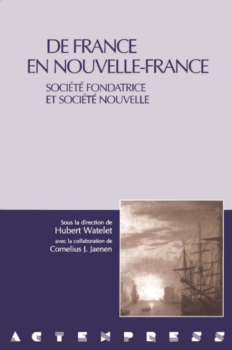 Cover image for book De France en Nouvelle-France