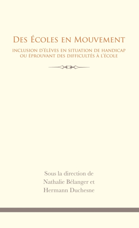 Cover image for book Des Écoles en mouvement