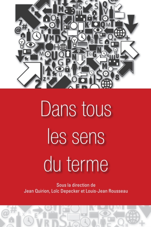 Cover image for book Dans tous les sens du terme