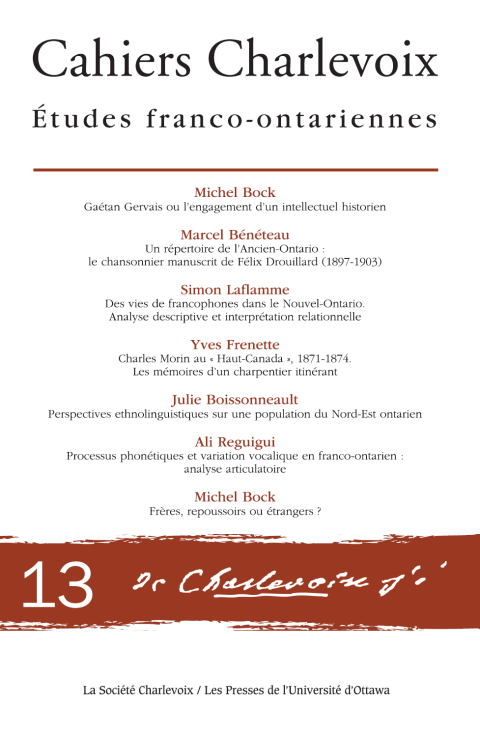 Cahiers Charlevoix 13 