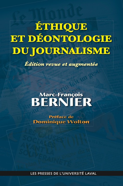 Cover image for book Ethique et déontologie du journalisme N.E.