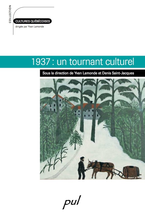 Cover image for book 1937: un tournant culturel