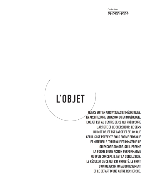 Cover image for book L'objet