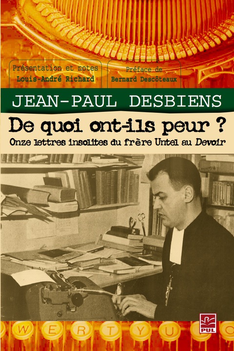 Cover image for book De quoi ont-ils peur?