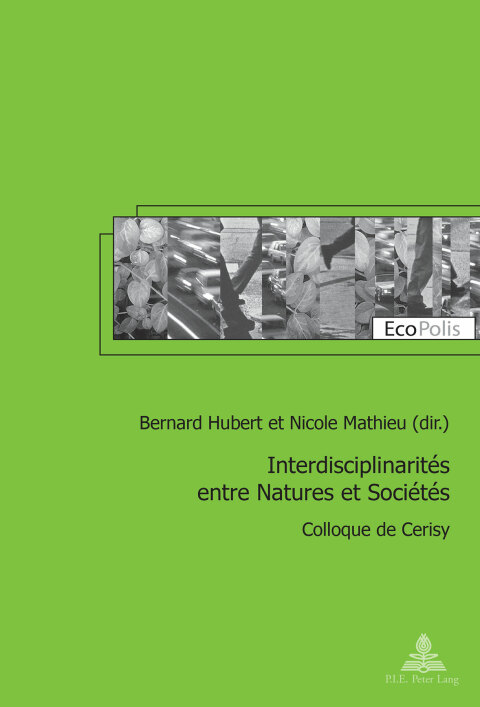 Cover image for book Interdisciplinarités entre Natures et Sociétés