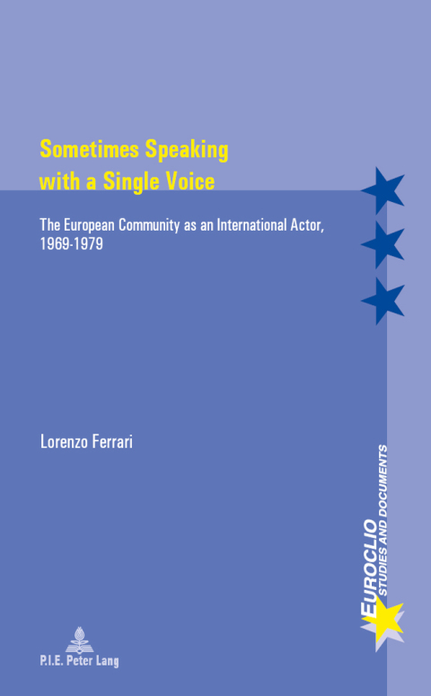 Cover image for book Sometimes Speaking with a Single Voice