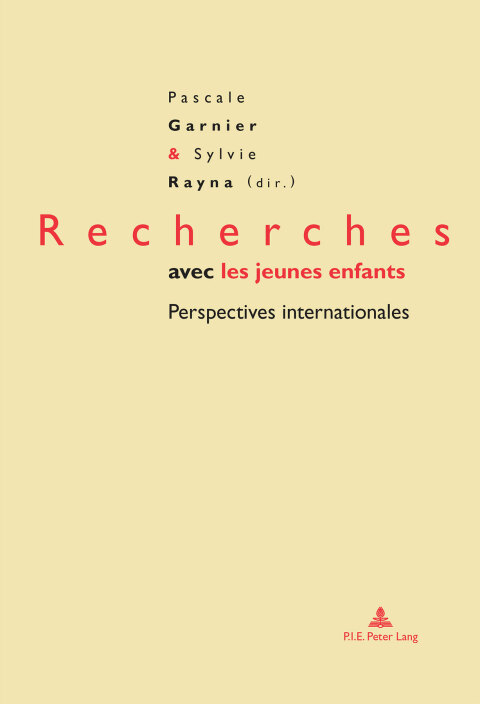 Cover image for book Recherches avec les jeunes enfants